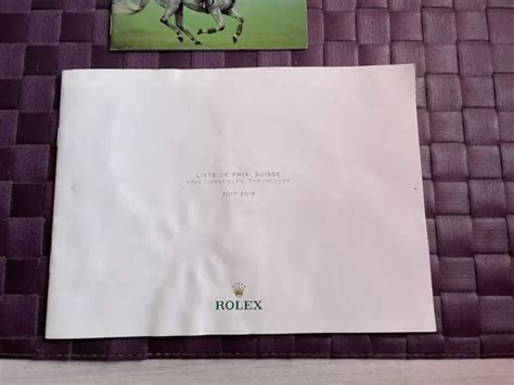 rolex catalogue 2017